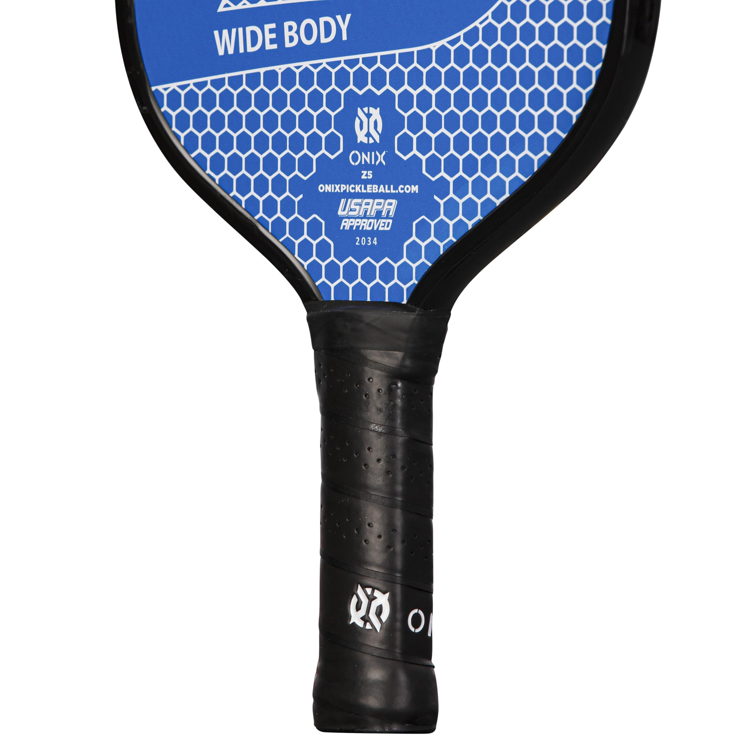 Composite Onix Z5 Pickleball Paddle Features Nomex, Paper Honeycomb Core and Fiberglass Face