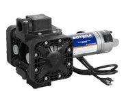 115V AC Sotera Chemical Transfer Pump, Plastic Straight Flange Mount - Mild Acid Transfer Pump for Outdoor Applications - SS460BX674