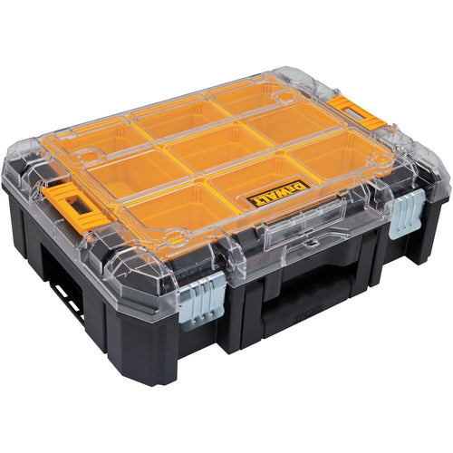 DEWALT Tool Organizer TSTAK, Small Parts and Screw Organizer Tool Box with Removable Compartments, (DWST17805)