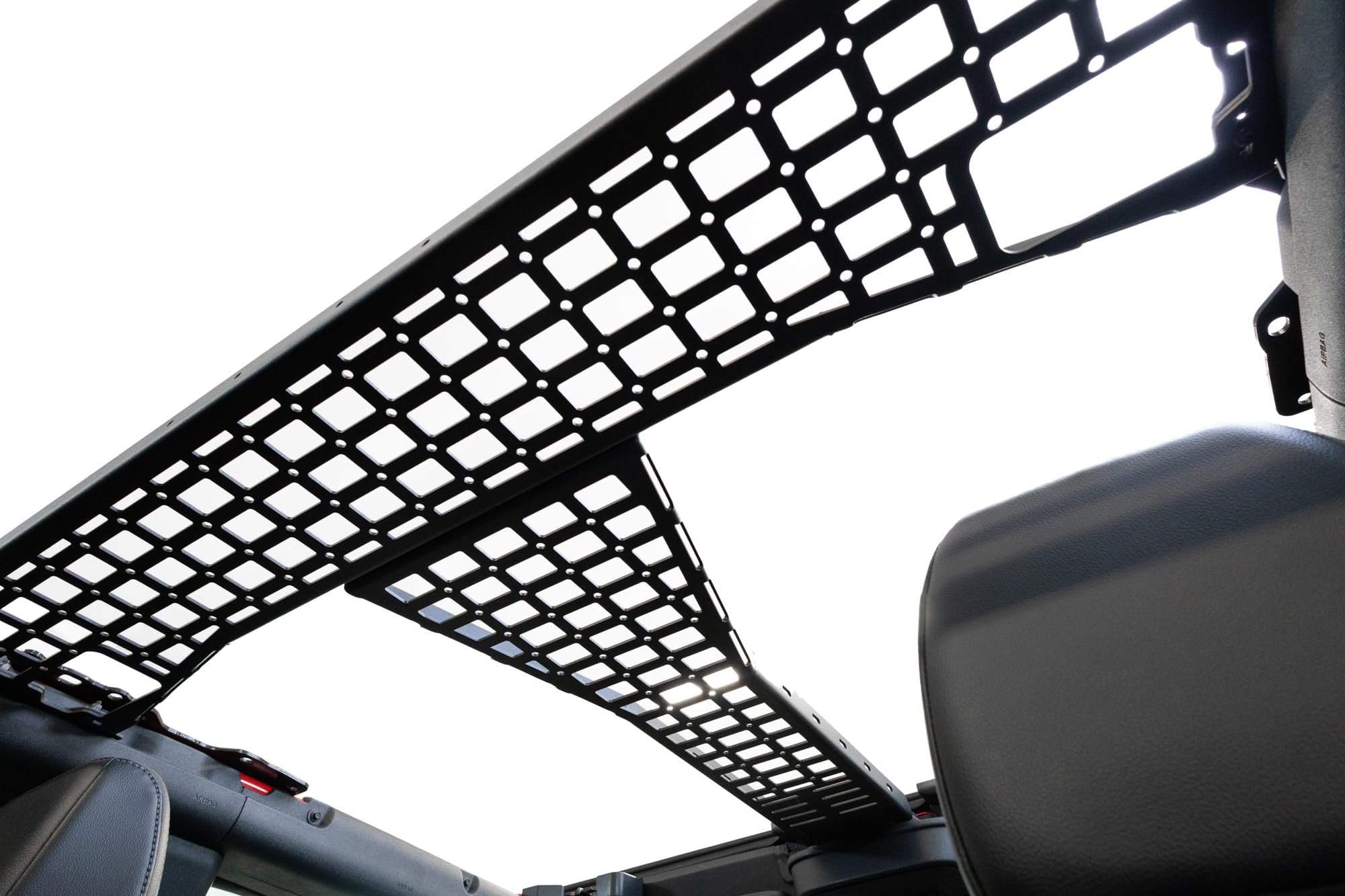 Overhead Molle Panels Addictive Desert Designs for The 2021-2024 Ford Bronco 4-Door | Mounts Pouches, Kits, Tools, & More | Panels Conform to The Bodylines of The Roll Bars | Made in America