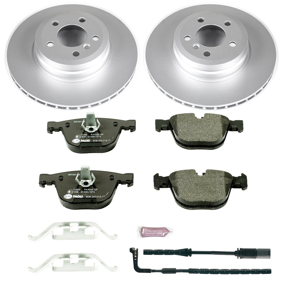 Rear Power Stop ESK5985 Euro-Stop Brake Kit and 1 Rear Sensor Wire For BMW X5 2007-2010, BMW X6 2008-2010 [Model Specific]