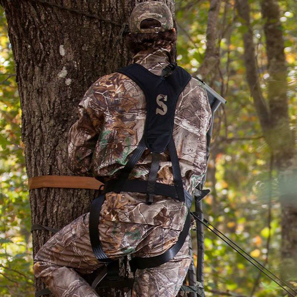 Summit Treestands Sport Men's Safety Harness, Medium, Black