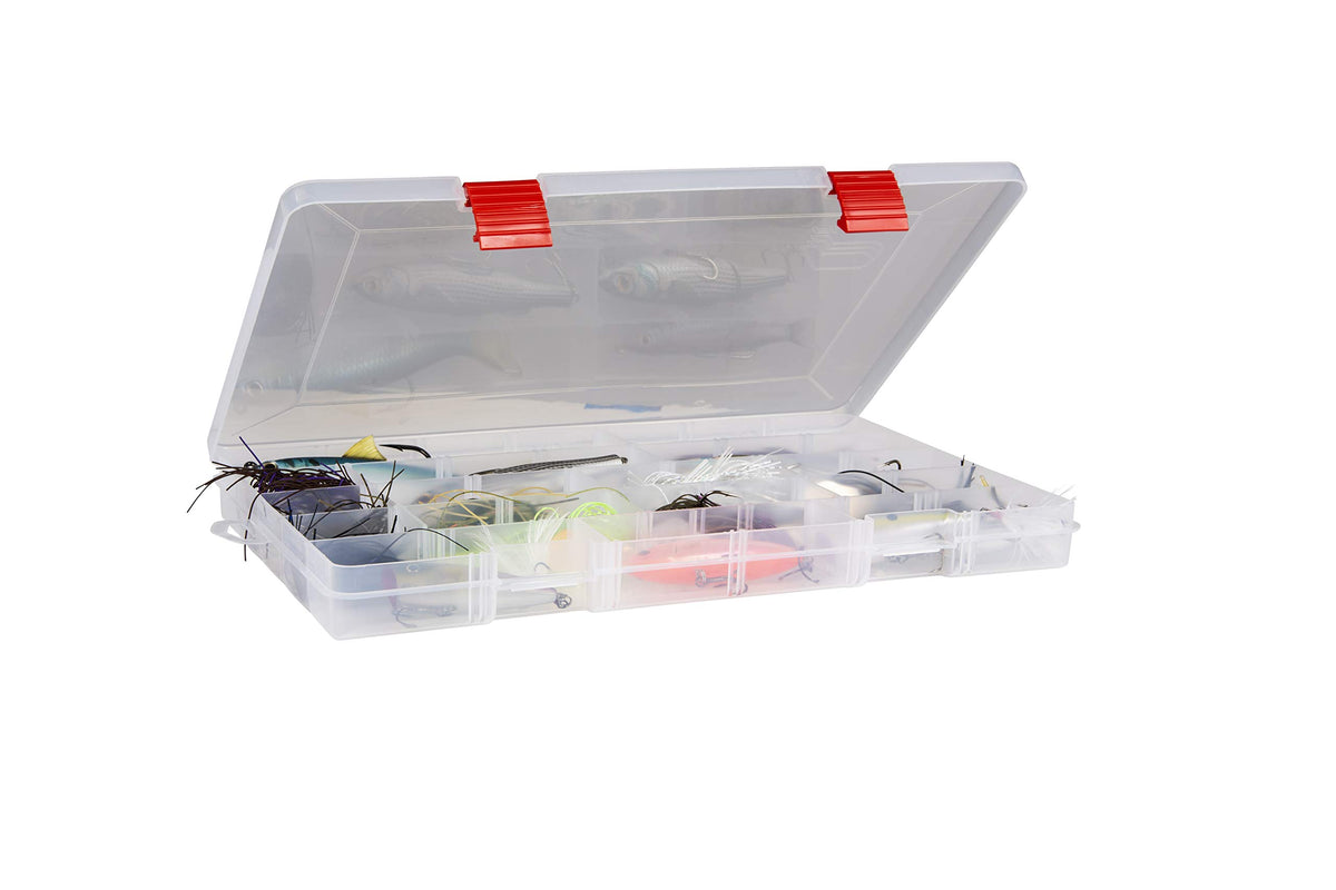 3700 Plano Rustrictor Thin Stowaway, Premium Tackle Storage with Rust Prevention, Clear