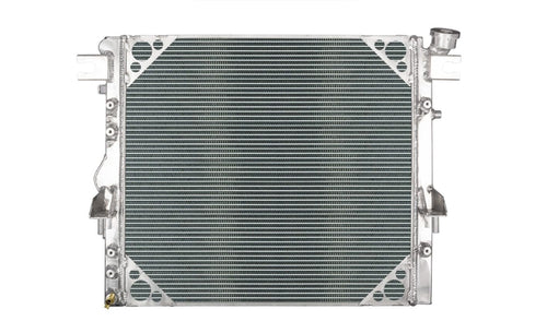 CASE COLD MOJ995-5XD Radiator, XD, 28.75 in W x 21.656 in H x 2.5 in D, Aluminum, Polished, Compatible with Mopar Gen III Hemi/GM LS-Series, Jeep Wrangler JK 2007-18, Each
