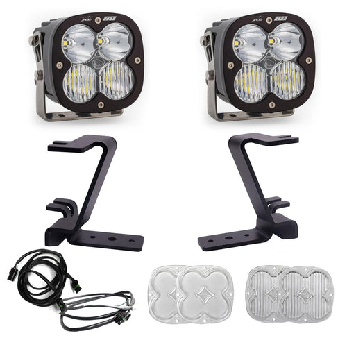 Baja Designs A-Pillar Light Kit XL80 for Ford Super Duty Truck 23-On with 2 Lights, Upfitter Harness and Mounting Accessories