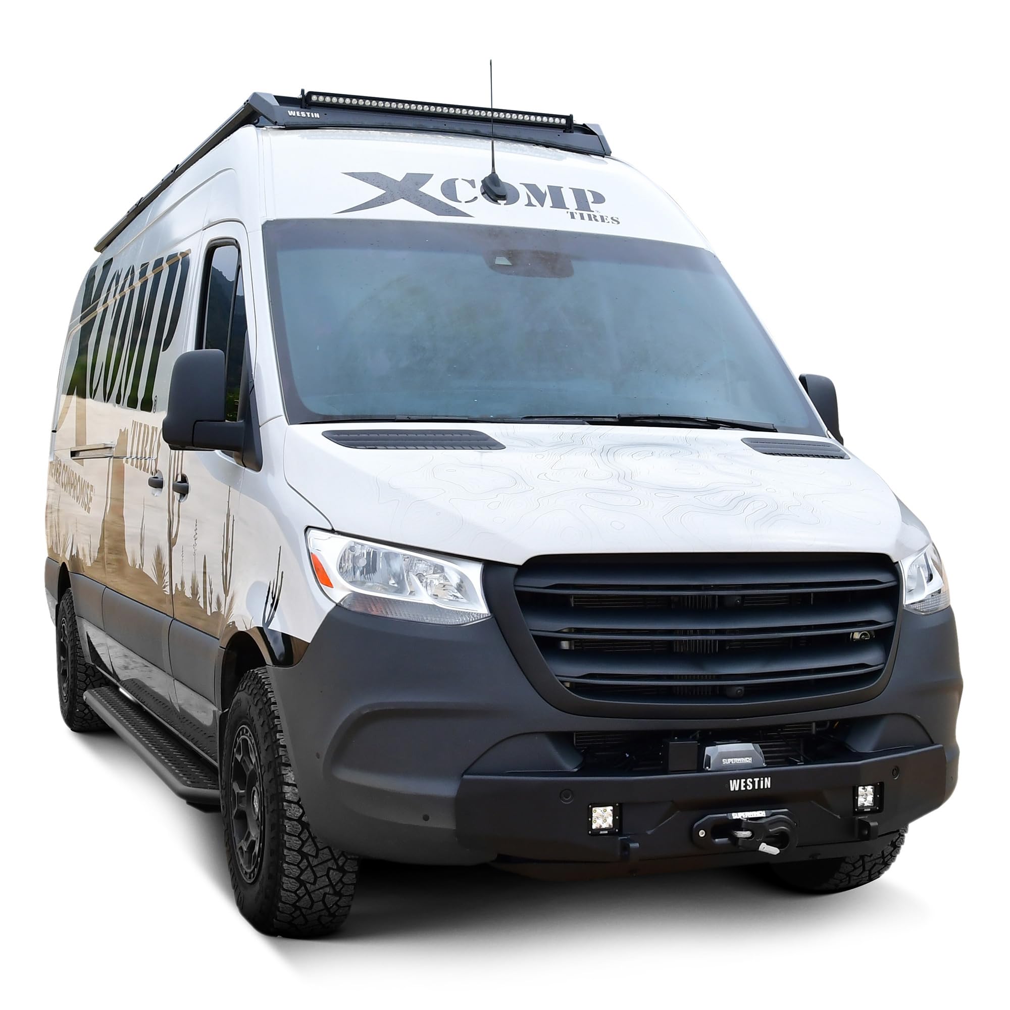 Westin Pro-Series 58-311295 Mid Width Front Bumper fits 2019-2023 Sprinter 1500 2019-2026 Sprinter 2500 3500 3500XD 2019-2020 Sprinter 4500