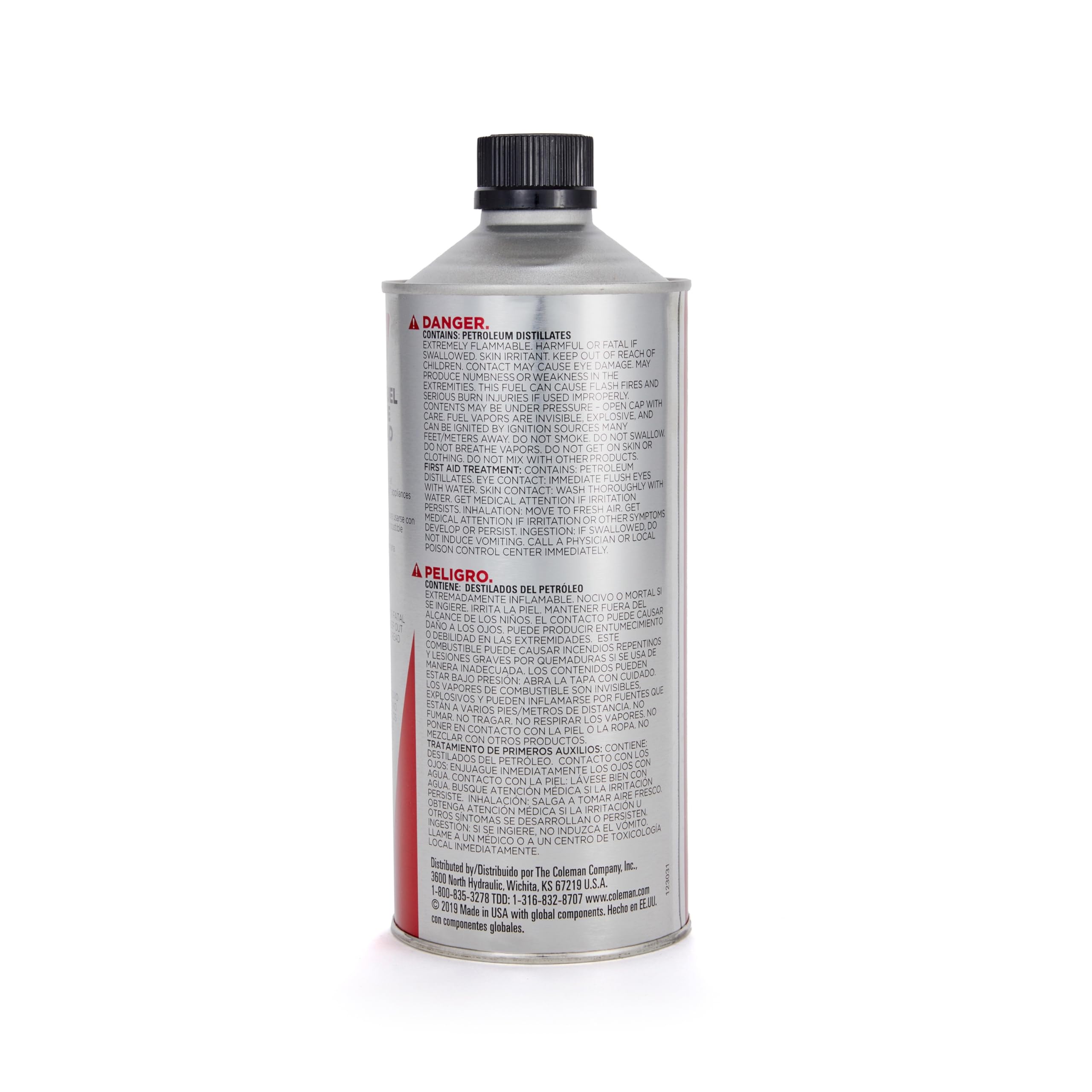 32oz Coleman Premium Camping Fuel, Efficient All Season Fuel Canister Ideal for Camping Lanterns & Stoves