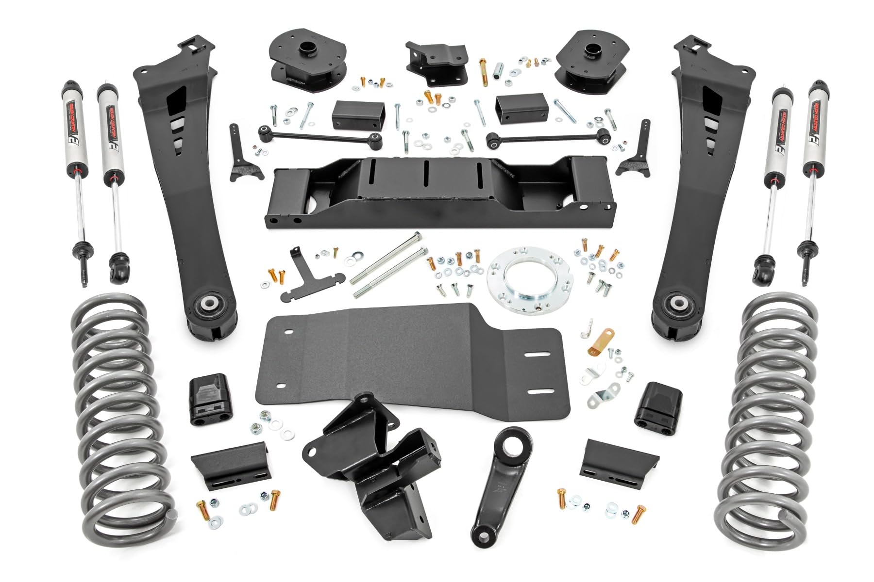 5" Rough Country Lift Kit w/V2 Shocks for 19-24 Ram 2500 4WD | Diesel - 36070