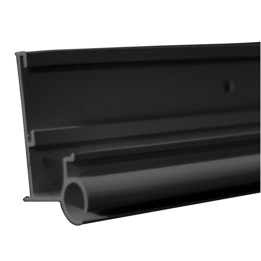 Aluminum Awning/Gutter Rail AP Products 021-56302-16 with Insert Slot - 16', Black