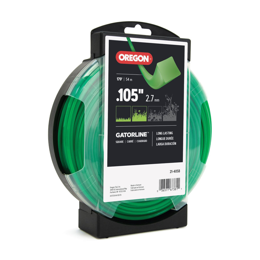 Oregon Square Gatorline Weed Wacker/String Trimmer Line, .105 in. by 179 FT