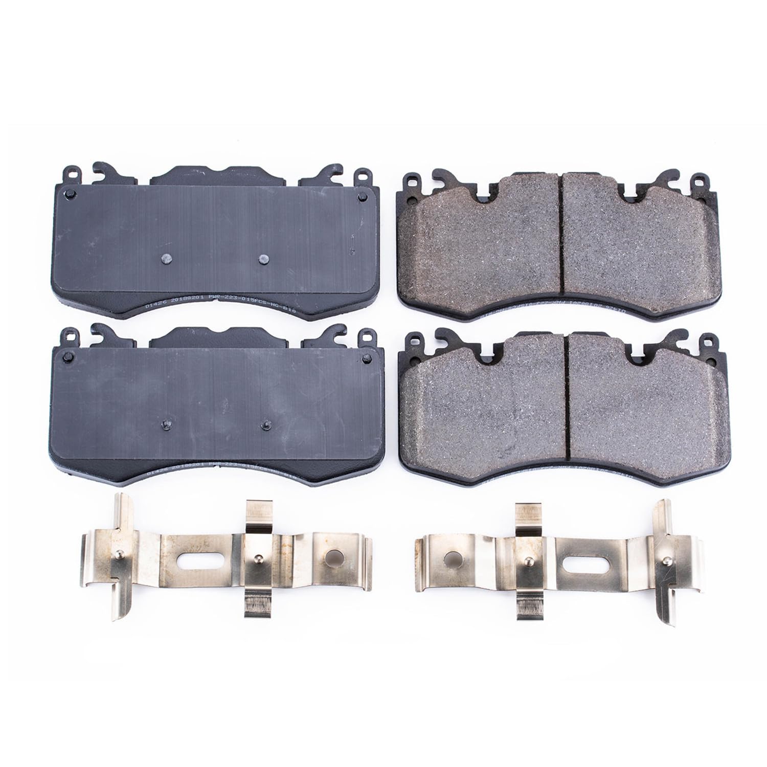 Power Stop Z17 17-1426 Front Ceramic Brake Pads with Hardware For Land Rover Defender 110, Land Rover Defender, Land Rover Range Rover, Land Rover Range Rover Sport [Model Specific]
