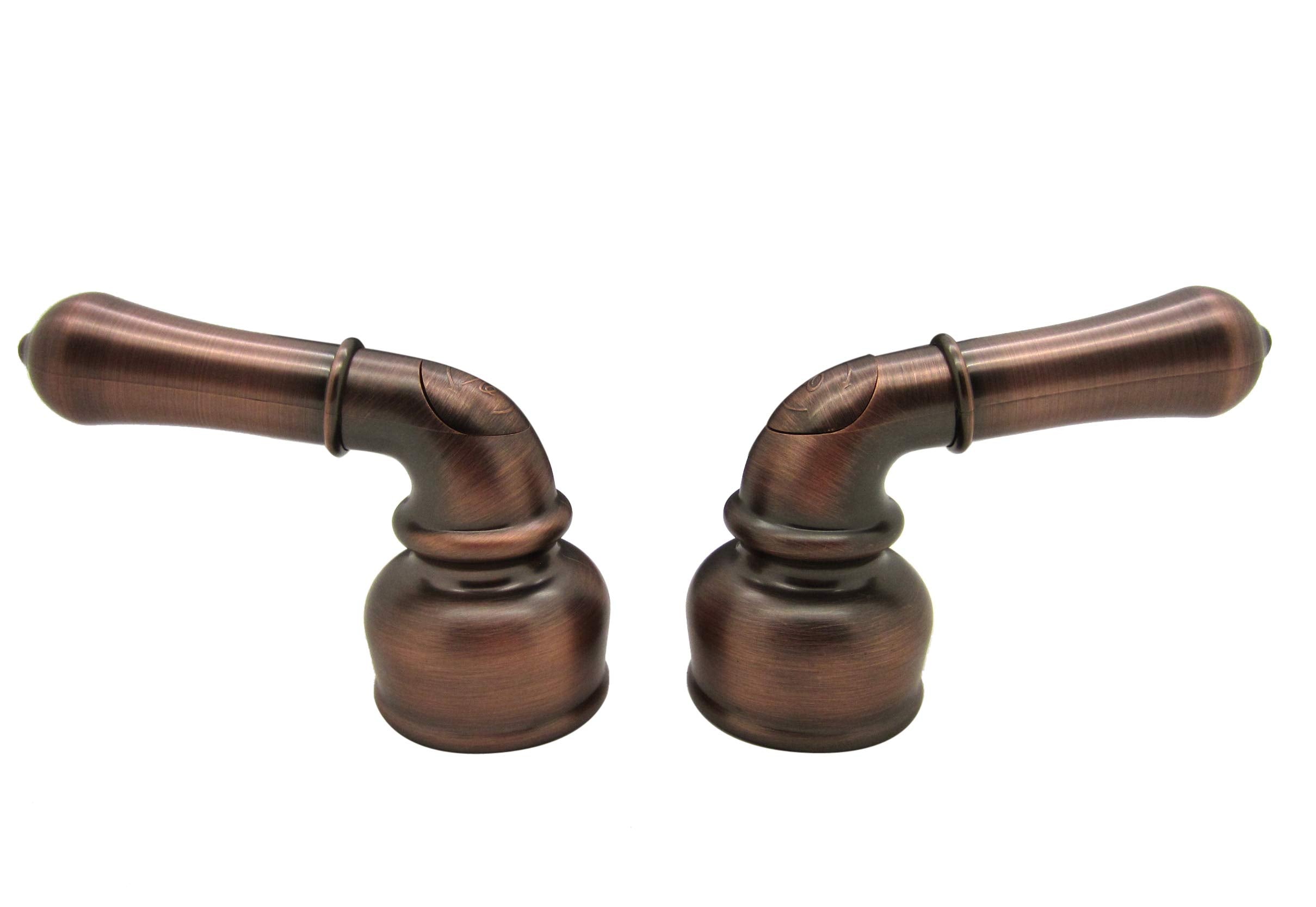 Dura Faucet RV Replacement DF-RKC-ORB Hot and Cold Classic Handles, Metallic Plating Over ABS Models Only (Oil Rubbed Bronze)