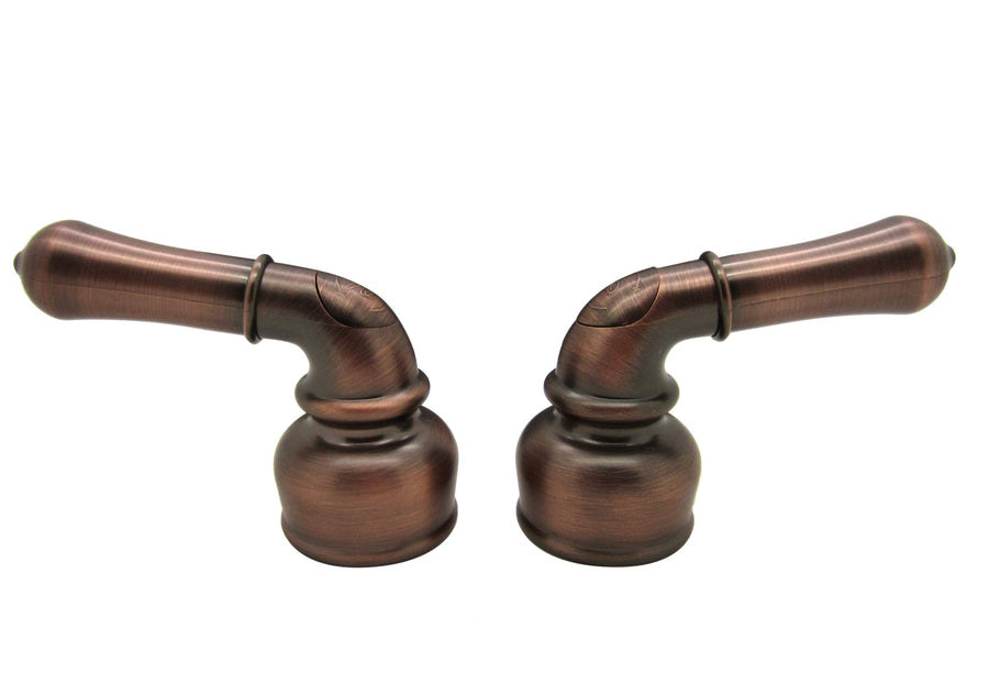 Dura Faucet RV Replacement DF-RKC-ORB Hot and Cold Classic Handles, Metallic Plating Over ABS Models Only (Oil Rubbed Bronze)