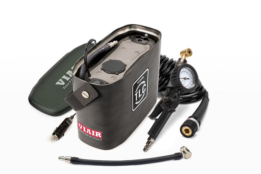 VIAIR Portable TLC LITE Automatic Air Compressor Kit, Tire Inflator for Off Road, Overland, RV, Bike, Automotive Tire Inflation up to 225/60/R18, Tubeless compatible,105 PSI Rated (00071)