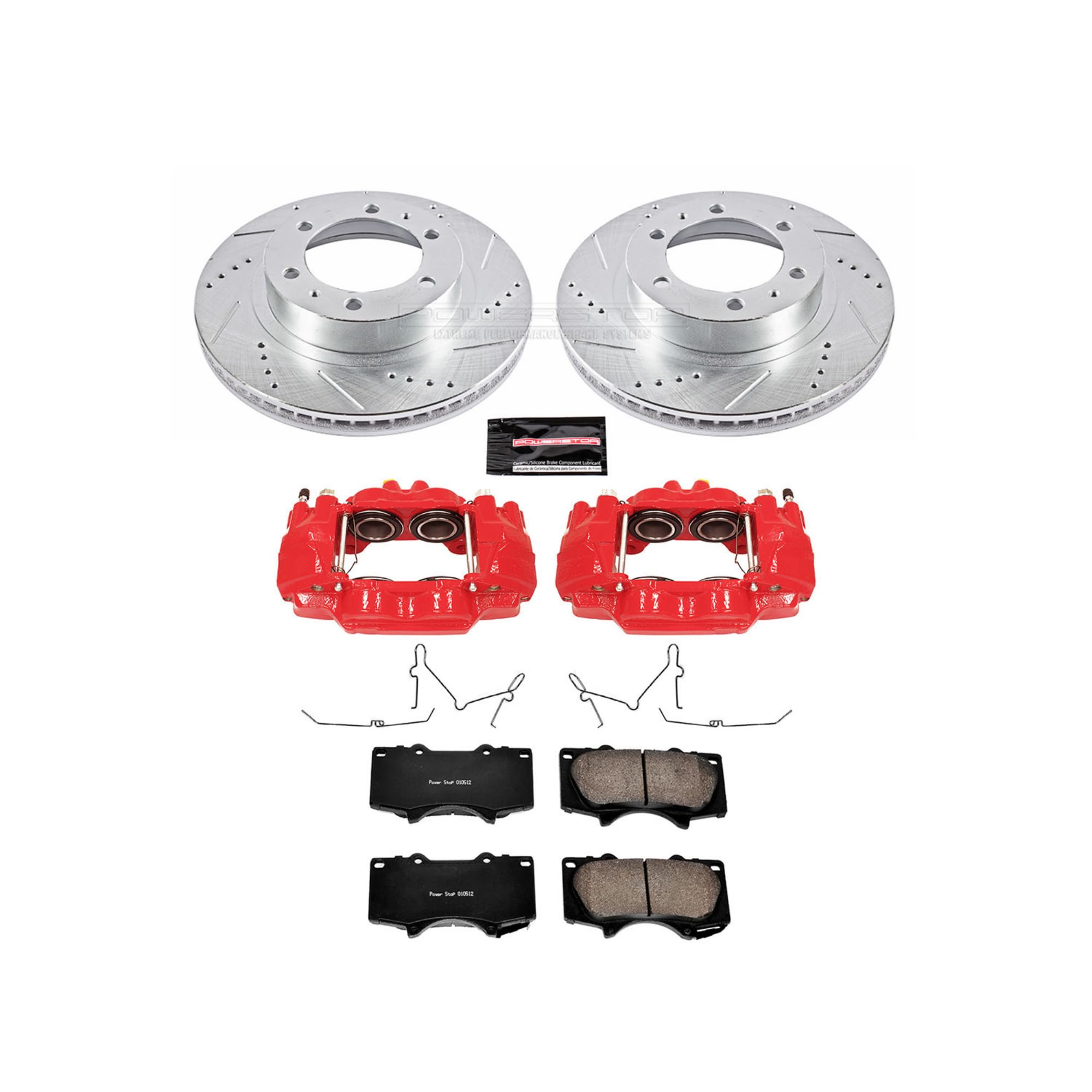 Power Stop Z23 Evolution Sport Brake Kit with Calipers For 4Runner Toyota Tacoma FJ Cruiser 6 Lug