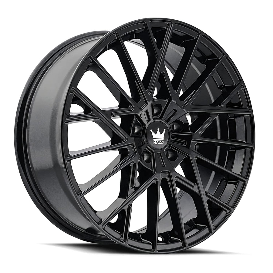 18x8 JINX, Bolt Pattern: 5x112/, Offset: 40, GLOSS BLACK, set of 1