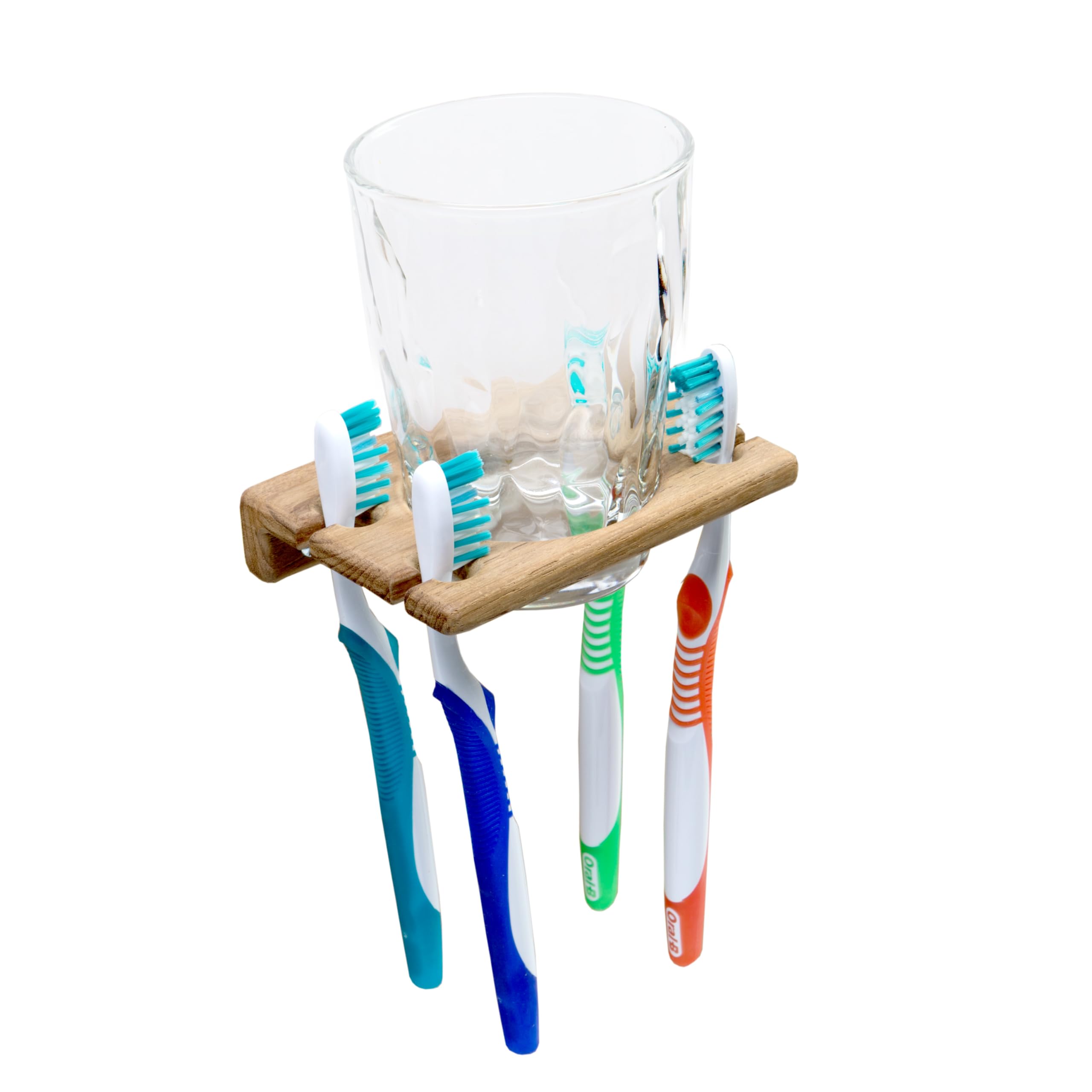 Glass and Toothbrush Holder Whitecap 62312 - 4 Toothbrush Capacity