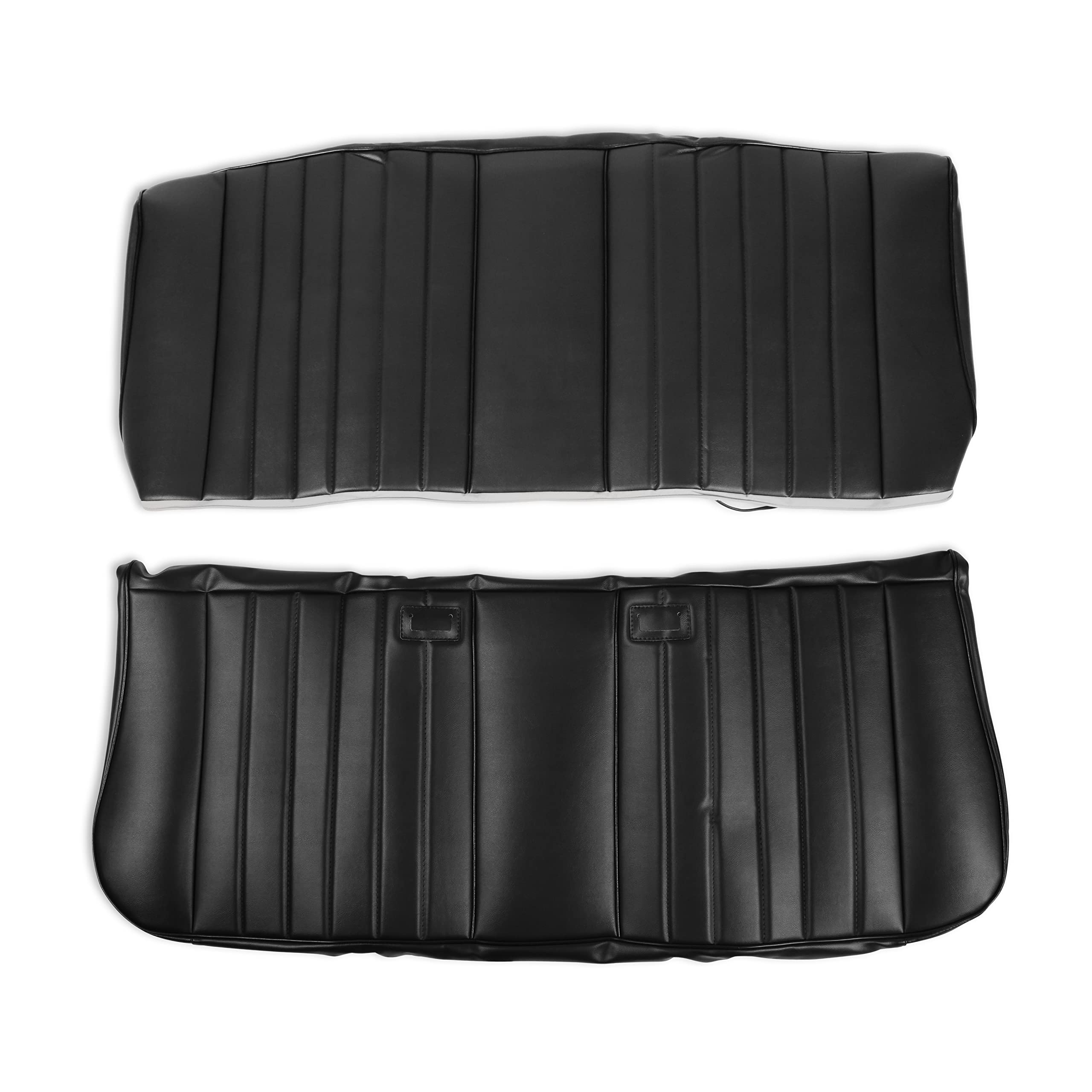 Brothers Trucks 05-305 C/K Seat Upholstery Kit - Standard Pleat Vinyl - Black