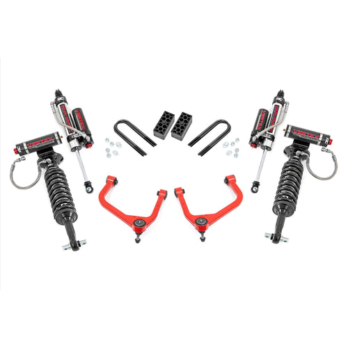 Rough Country 3.5" Lift Kit Vertex for 2022-2024 Chevy Silverado 1500-28250RED