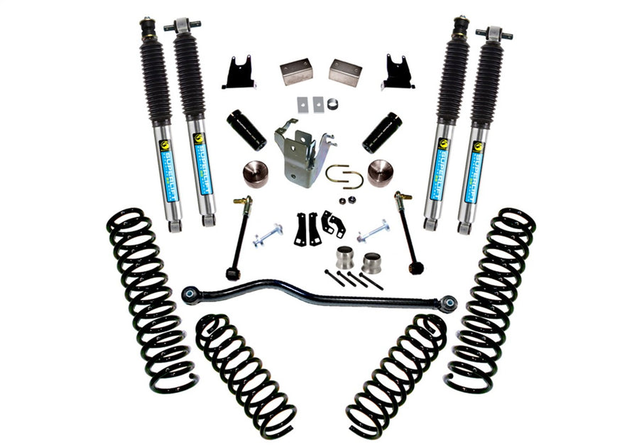 SUPERLIFT SUSPENSION RealTruck 4" Lift Kit for Jeep Wrangler JK | Complete Lift Kit with Front & Rear Bilstein 5100 Series Shocks | K928B | Fits 2007-2018 Jeep Wrangler JKU 4-Door