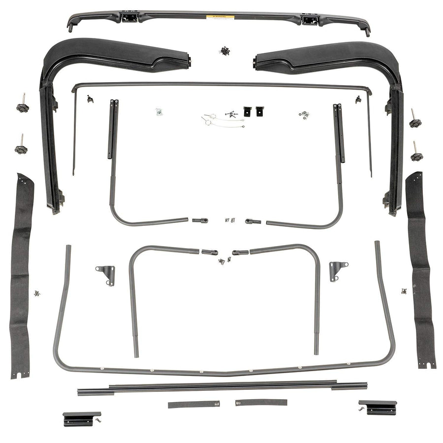 Factory Soft Top Hardware | Omix-Ada Rugged Ridge | 13510.03 | Fits 1997-2006 Jeep Wrangler TJ
