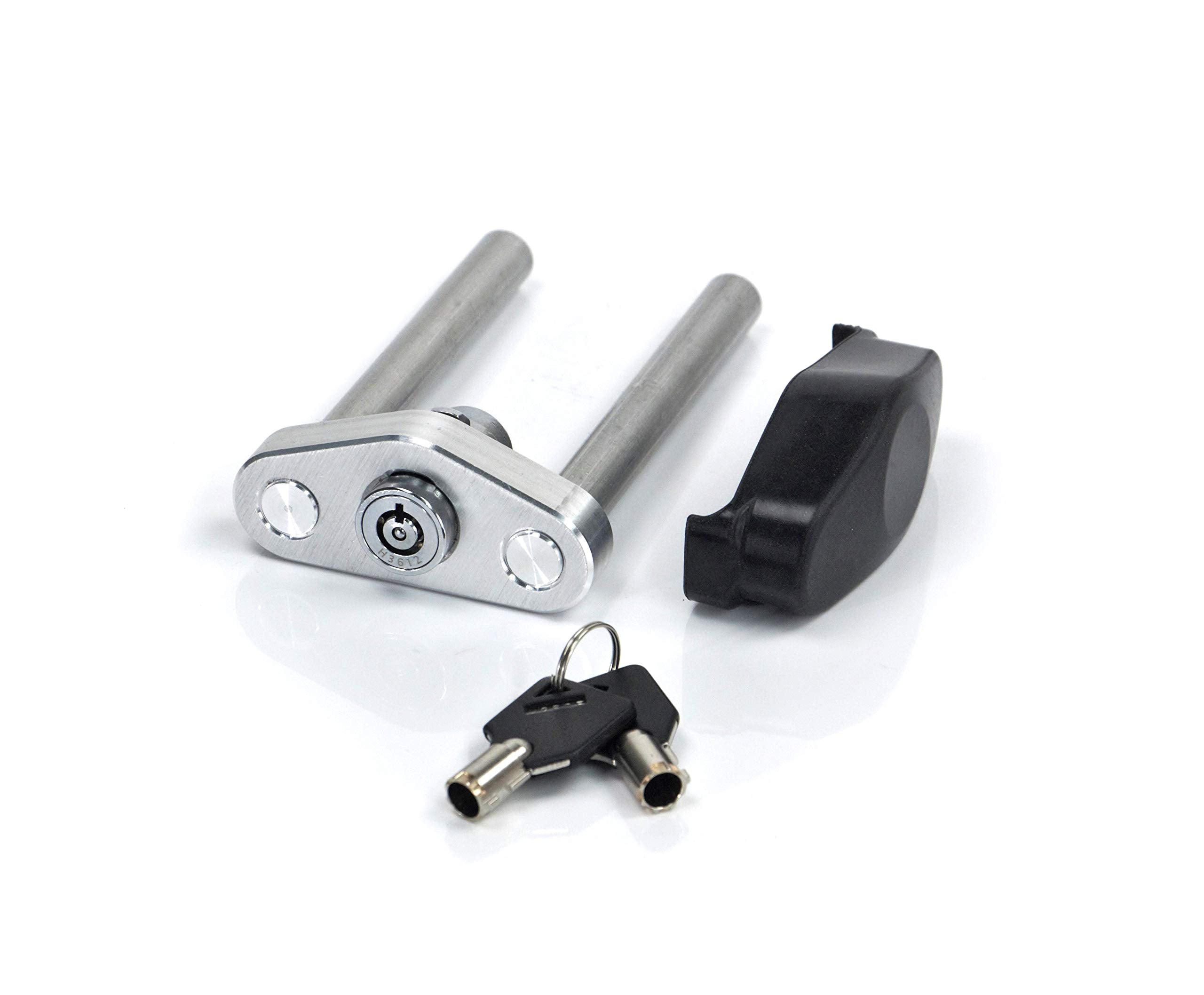 Weigh Safe WS03 - Slider Lock Dual Pin - WILL ONLY FUNCTION WITH WEIGH SAFE'S: WEIGH SAFE BALL MOUNT & 180 HITCH LINE OF PRODUCTS, Silver