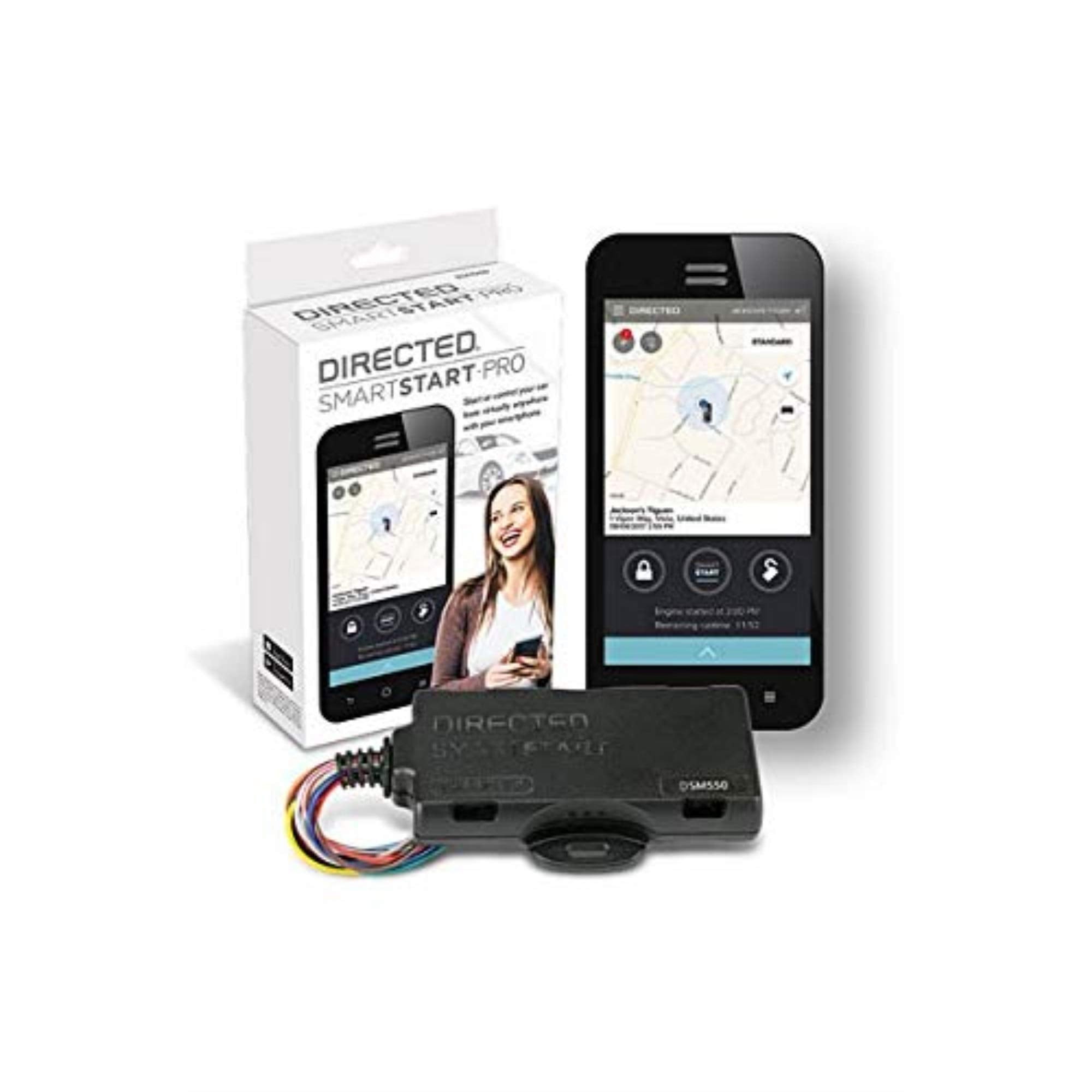 Directed SmartStart Pro 4G LTE GPS Module DEIDSM550 6.50in. x 3.90in. x 1.45in. Black White