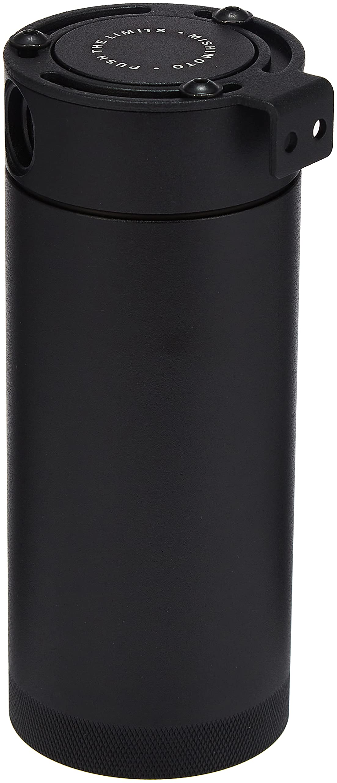 Mishimoto XL Compact Baffled Oil Catch Can, MMBCC-CBTHR-XLBK 3-Port