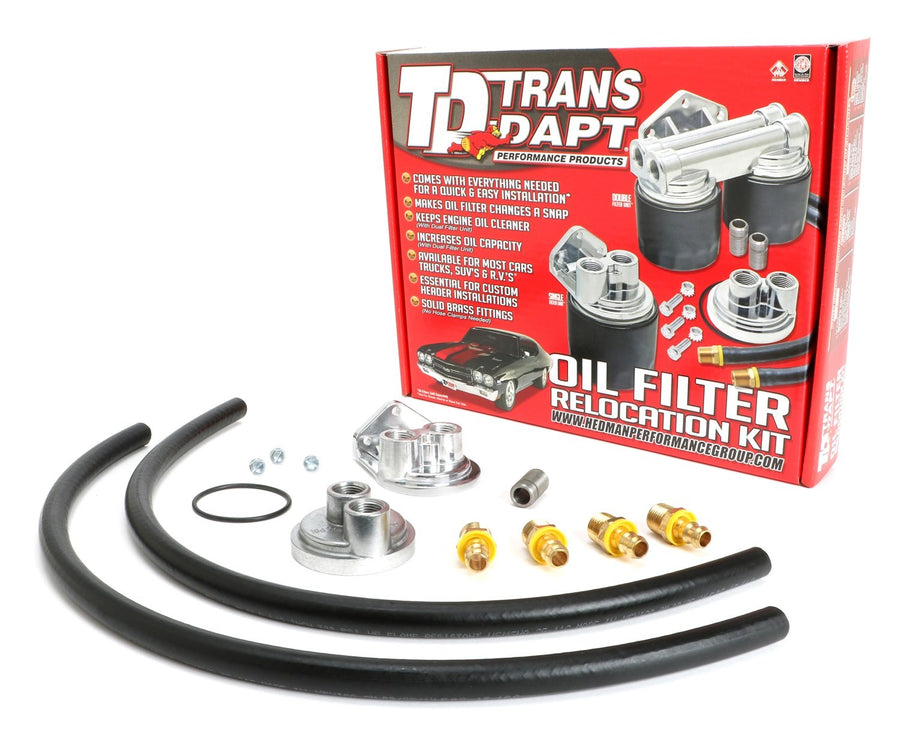 Trans-Dapt 1158 Performance Trans-Dapt Oil Filter Relocation Kit