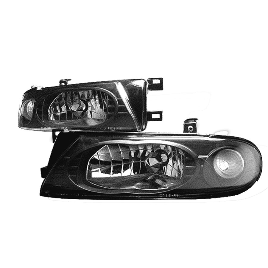 (Spyder Signature) Crystal Headlights Nissan Altima 93-97