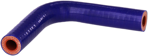 HPS Silicone High Temperature HTSEC90-044-BLUE 4-ply Reinforced 90 degree Elbow Coupler Hose, 100 PSI Maximum Pressure, 4" Leg Length on each side, 4/9" ID, Blue