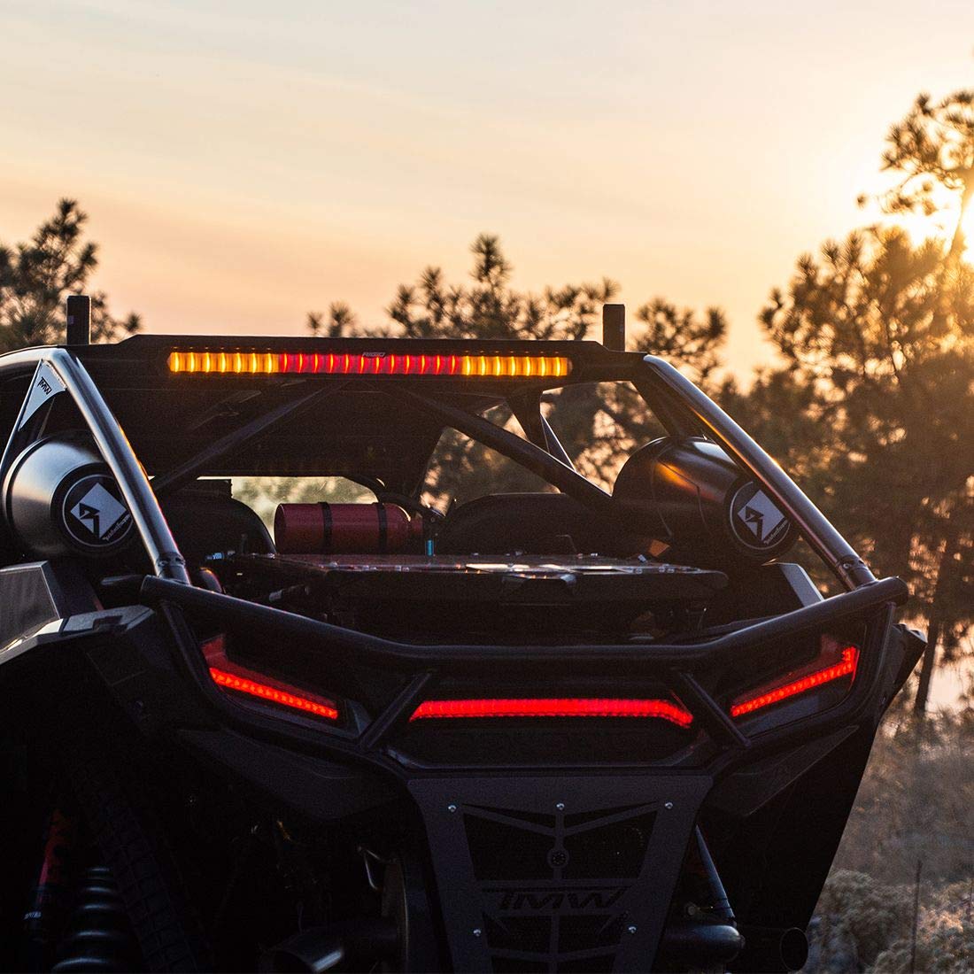 Rigid Industries - 27 Mode Chase Rear Facing, 5 Color LED Light Bar 28-inch, Tube Mount (28 inches)