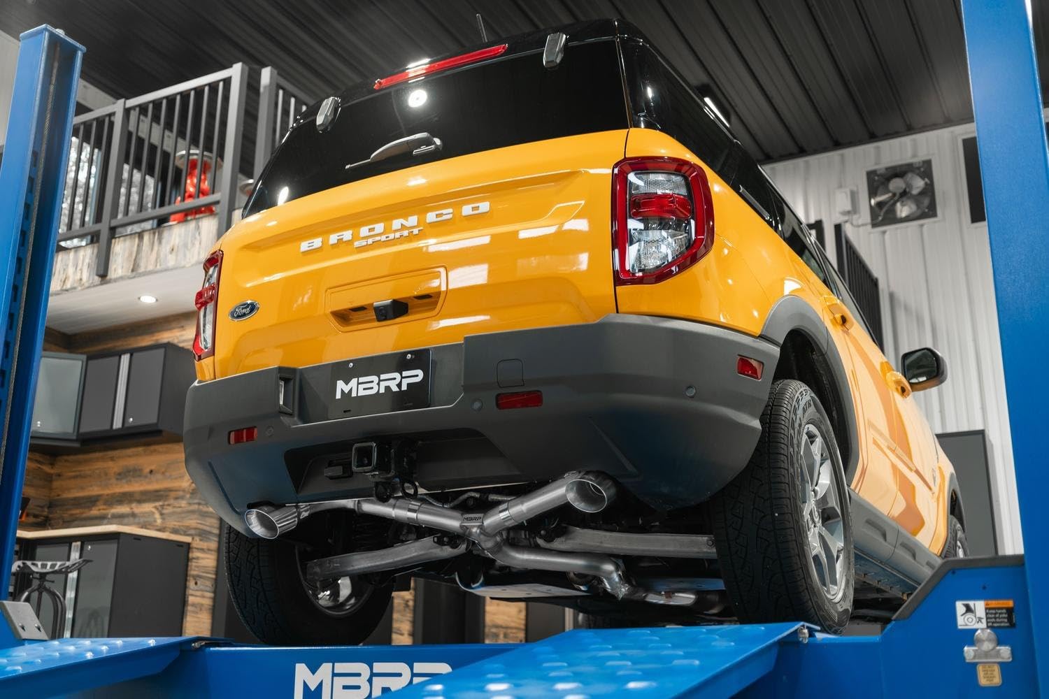 2021+ MBRP Ford Bronco Sport (1.5L / 2.0L EcoBoost) 2.5in Res-Back Exhaust - Dual Rear - Black
