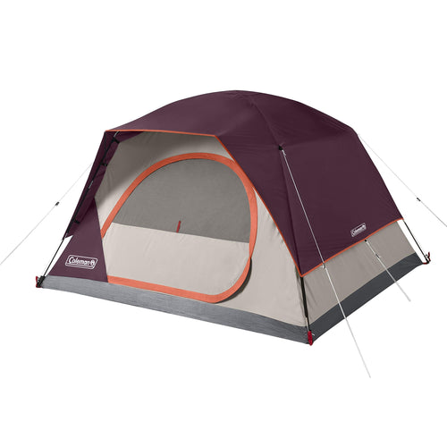 Skydome Coleman Camping Tent with 5 Minute Setup, 2/4/6/8 Person Weatherproof Tent with Rainfly & Carry Bag, 20% More Headroom Than Traditional Canopies