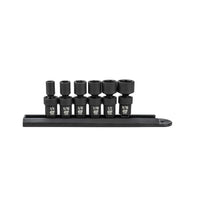 6 Pc. GEARWRENCH 1/4" Drive 6 Pt. Standard Universal Impact Socket Set, SAE - 84904