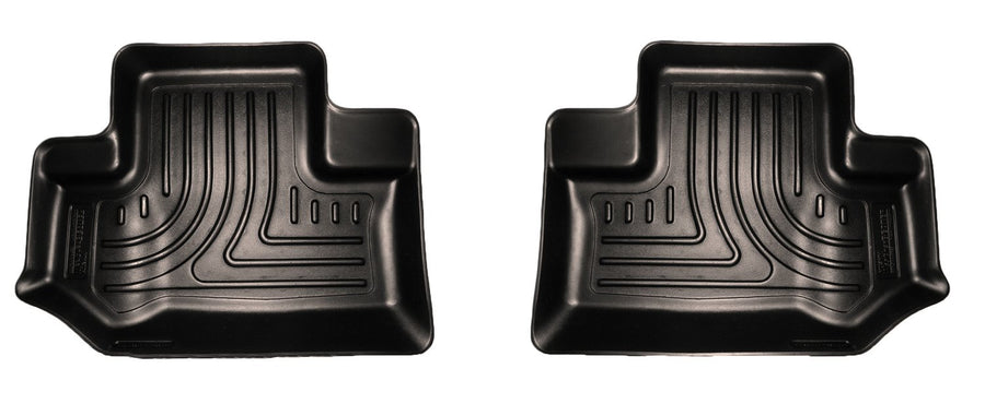 Weatherbeater Husky Liners Floor Mats | Fits 2011-2018 Jeep Wrangler JK 2-Dr. | 2nd Row, 1-pc Black - 19041