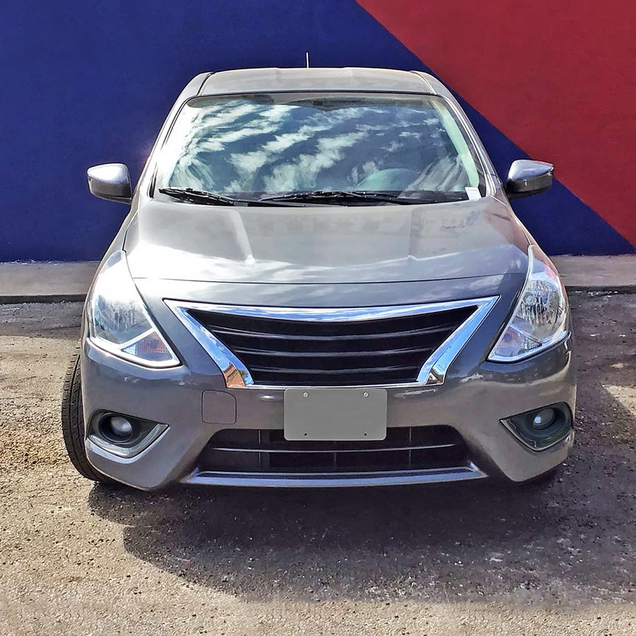 Clear Lens Fog Lights SPEC-D TUNING + H11 Bulbs + Switch Included Compatible with 2015-2017 Nissan Versa 4Dr Sedan L+R Pair Assembly