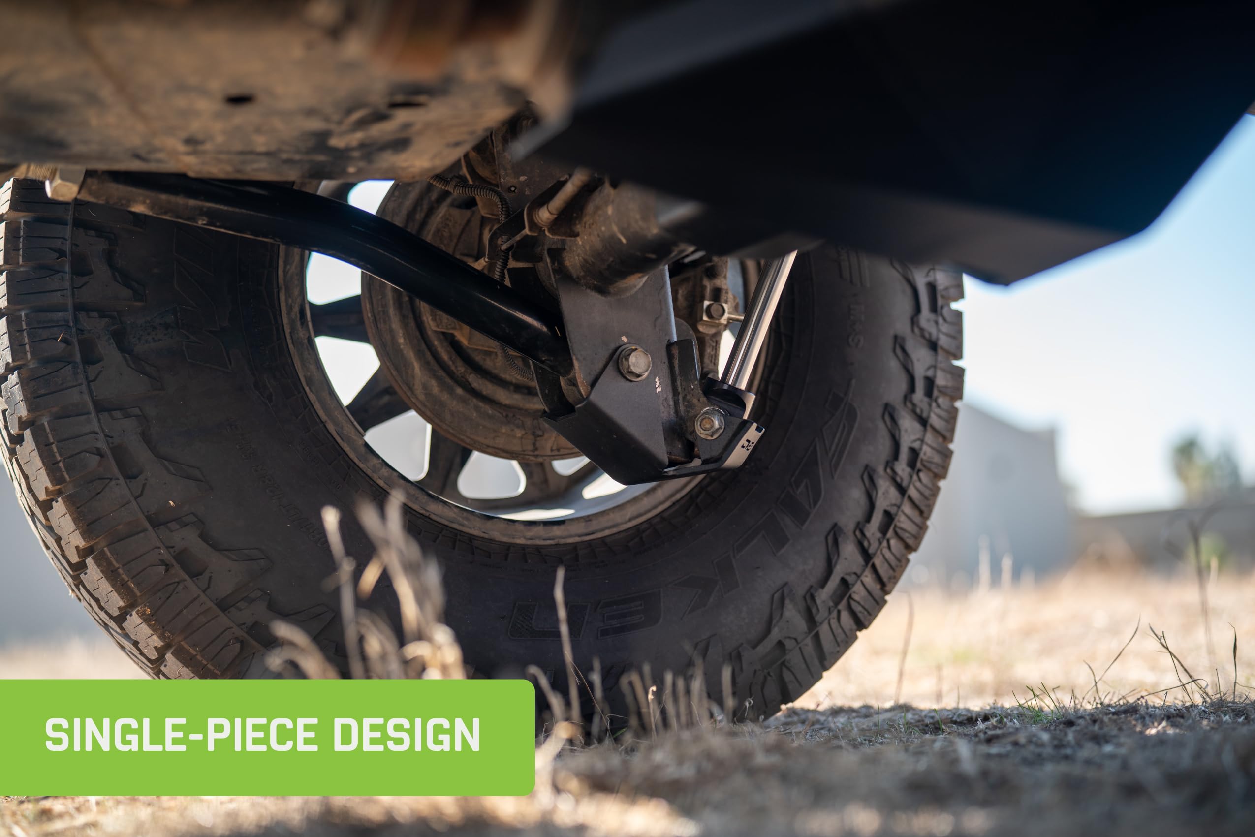 Rear Shock & Link Skid Plates DV8 Offroad for 2007-2018 Jeep Wrangler JK | Protects Your Links & Shocks When Off-Road | Durable Single-Piece Design | Works w/Factory & Most Aftermarket Shocks | Steel