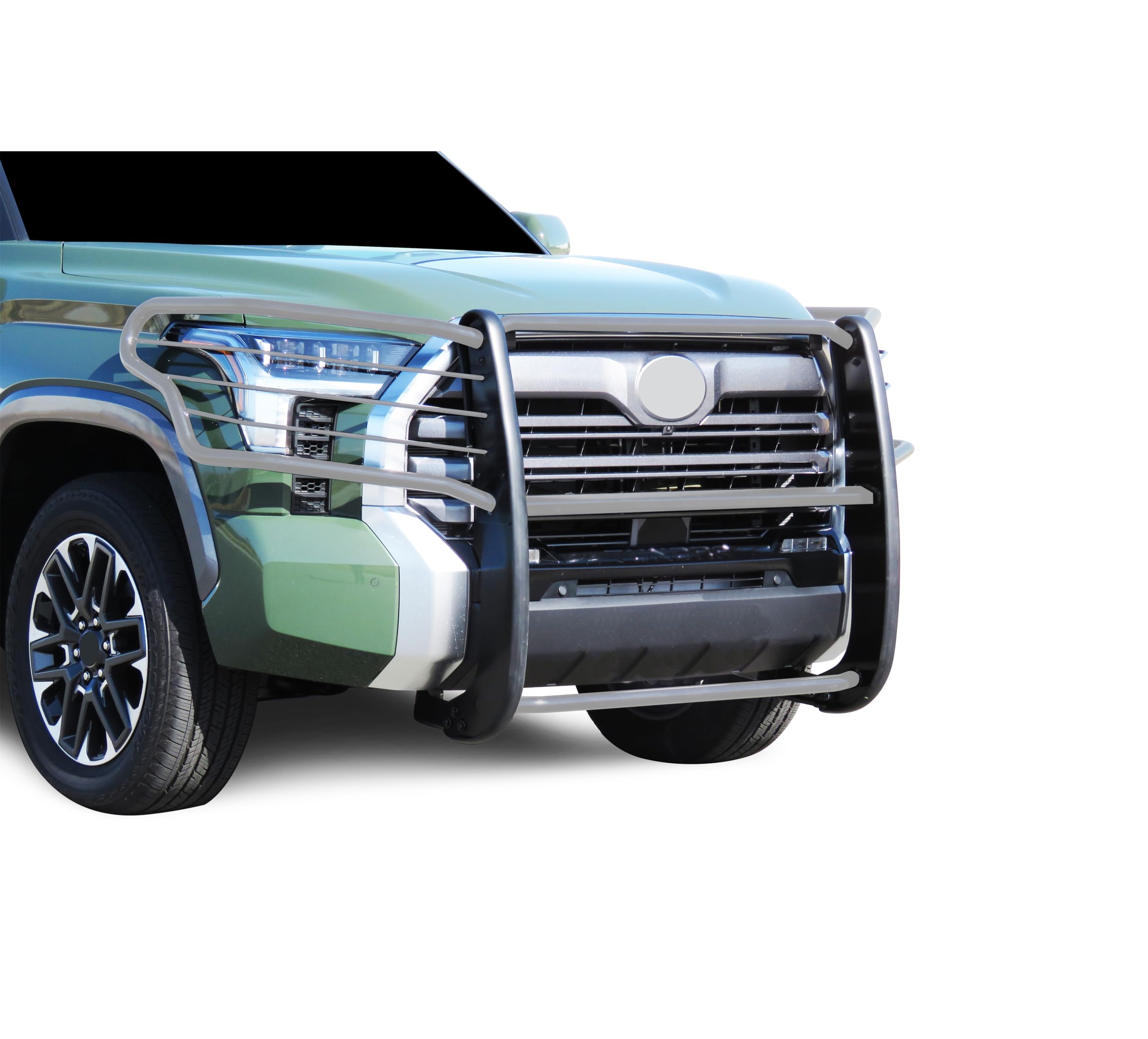 Bumper Guard Modular Black Horse Grille brush Stainless Steel Compatible with 2022-2024 Tundra-17TT22MSS
