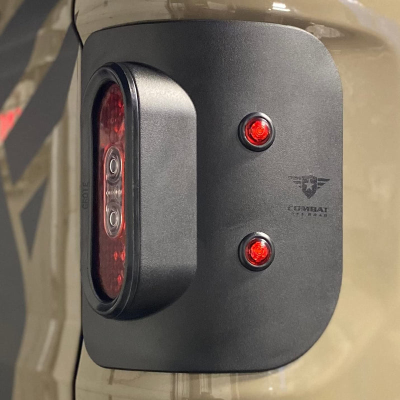 Combat Off Road Tail Gunner LED Tail Lights Jeep JT Gladiator Compatible - Flush Mount, SAE/DOT Approved