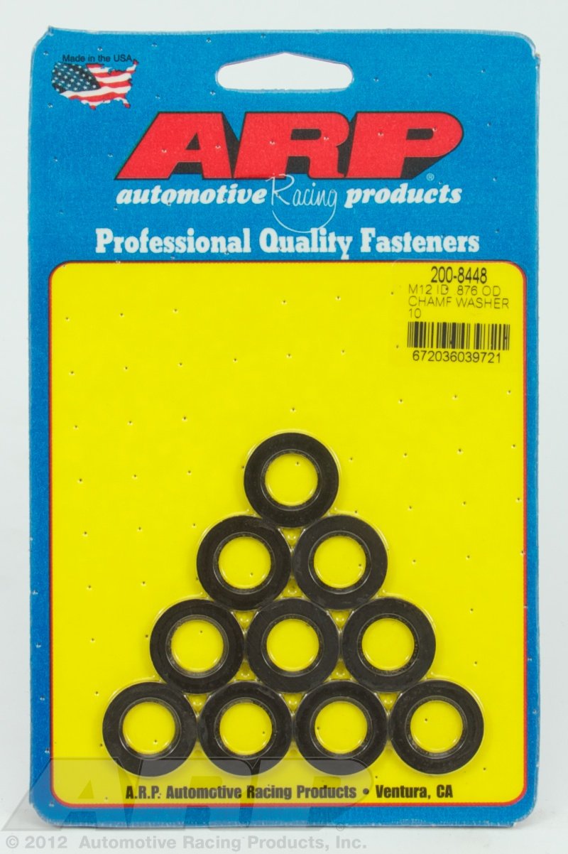 Chamfer ARP Washer, Black (200-8448)