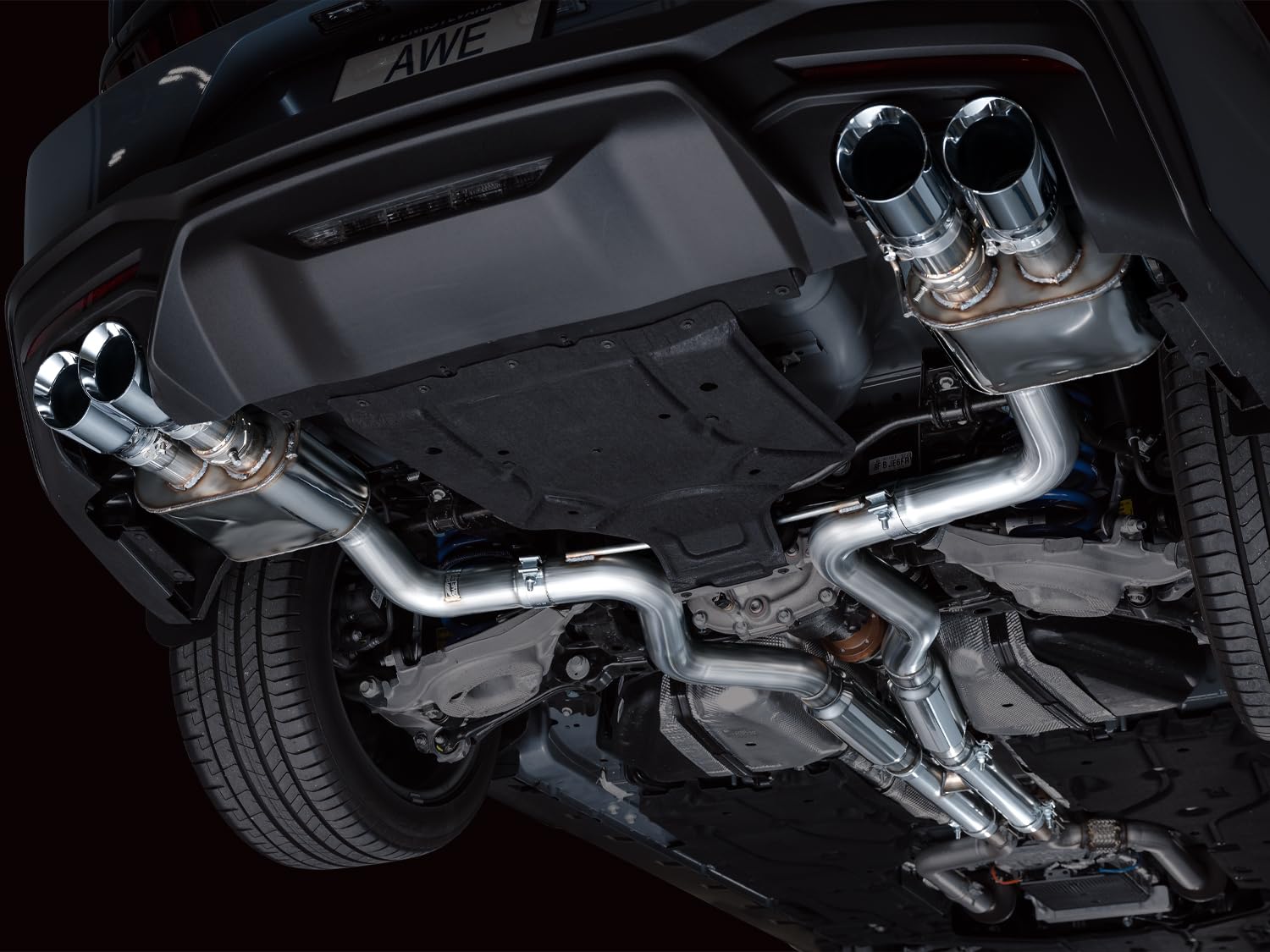 S650 AWE Quad Tip Mustang GT Exhaust Suite