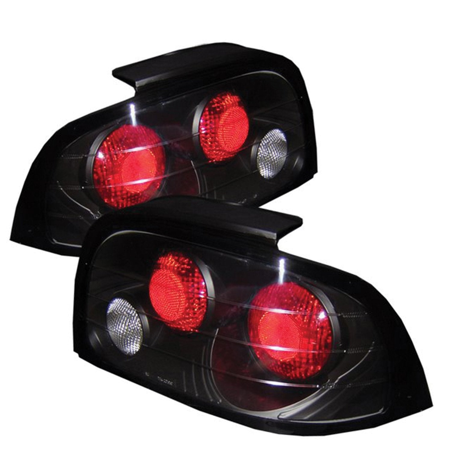 Ford Mustang Spyder 96-98 Altezza Tail Lights - Black