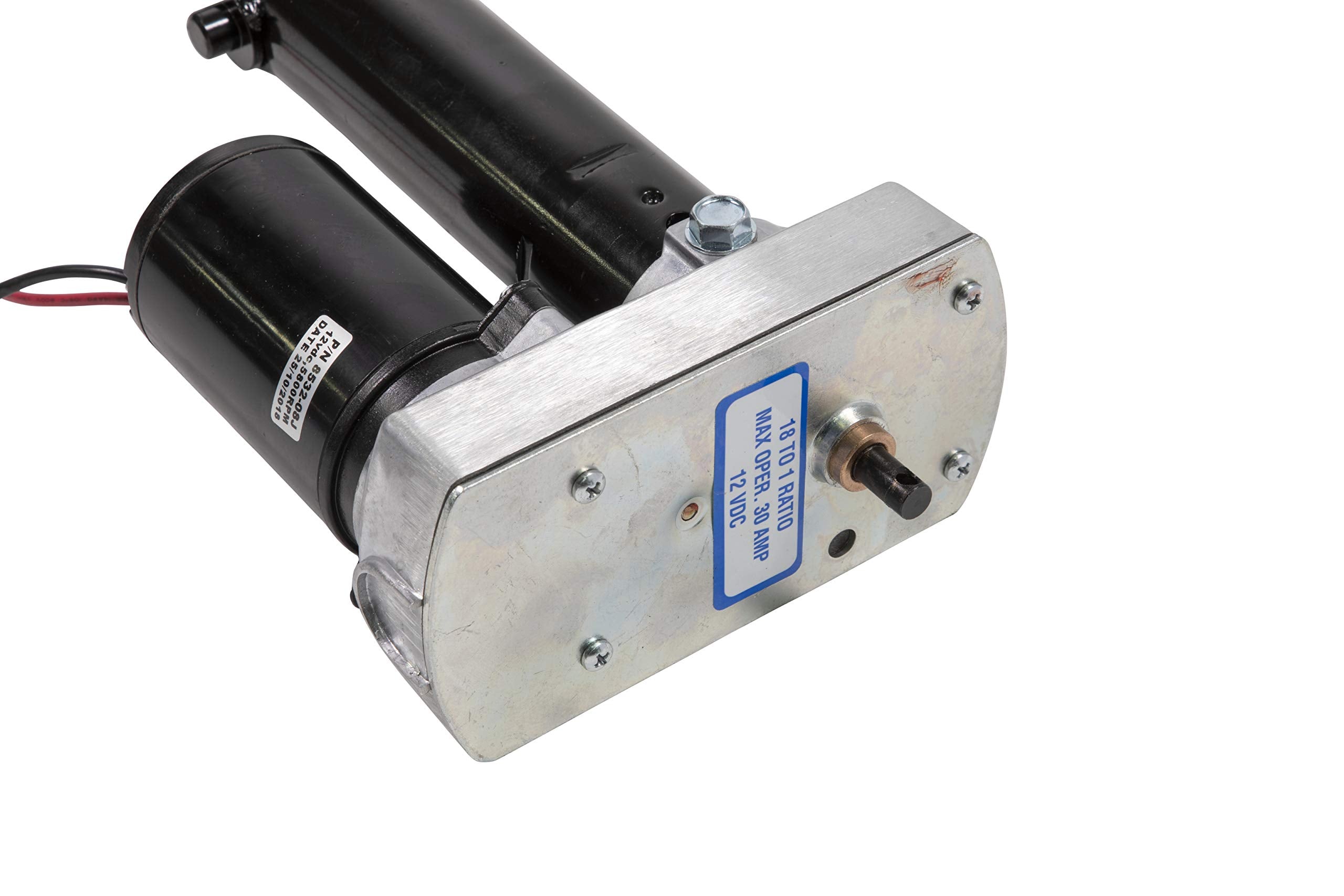 Lippert 18:1 DC Replacement 12-Volt Venture Through-Frame Slide-Out Motor Assembly with High-Speed Actuator, 30 Amps, 9,500 RPM - 168956
