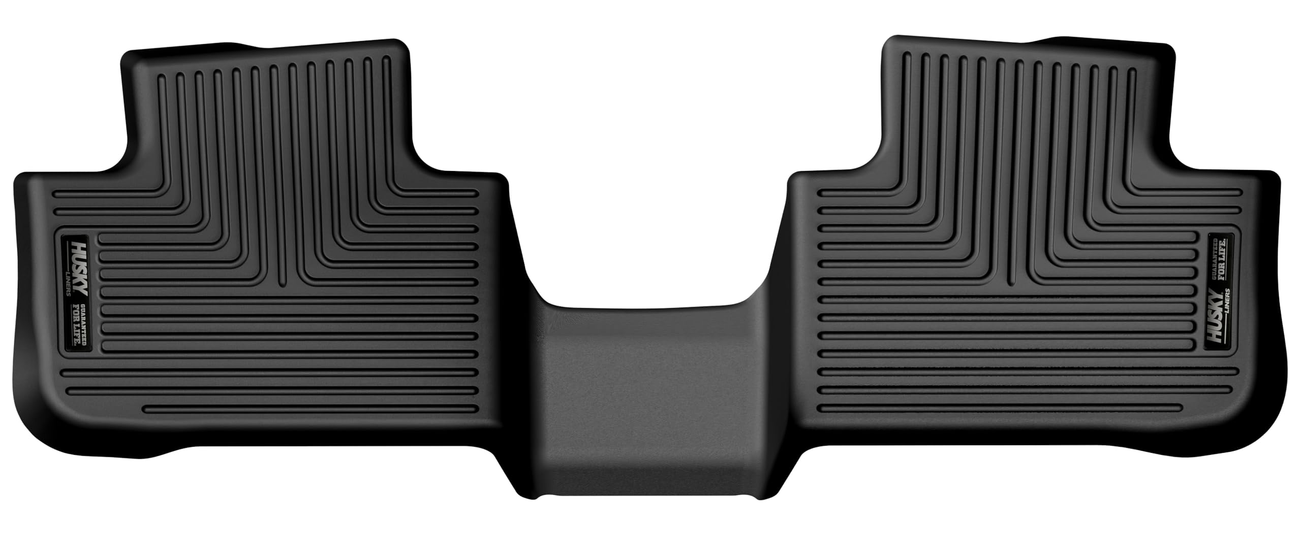 Husky Liners Floor Mats Weatherbeater | Fits 2018-2024 BMW X3; 2019-2024 BMW X4 | 2nd Row, 1-pc Black - 12881