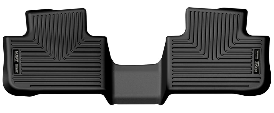 Husky Liners Floor Mats Weatherbeater | Fits 2018-2024 BMW X3; 2019-2024 BMW X4 | 2nd Row, 1-pc Black - 12881