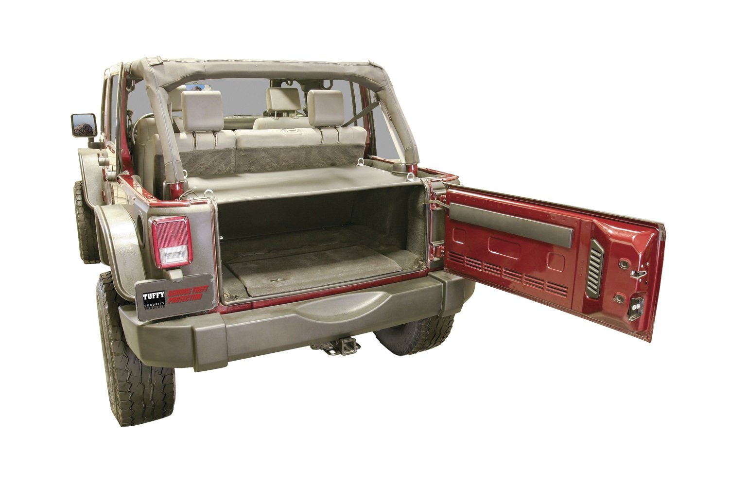 Jeep JK Unlimited Tuffy Security Tailgate Enclosure