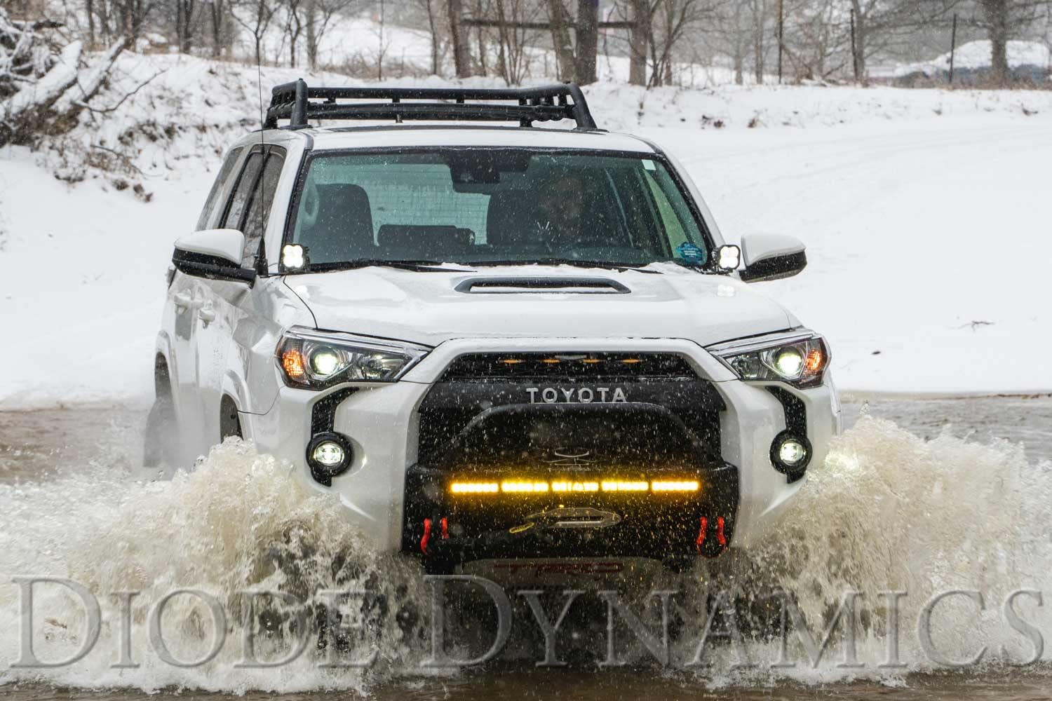 Stage Series Diode Dynamics Backlit Ditch Light Kit compatible with Toyota 4Runner 2010-2023, Bracket Only None