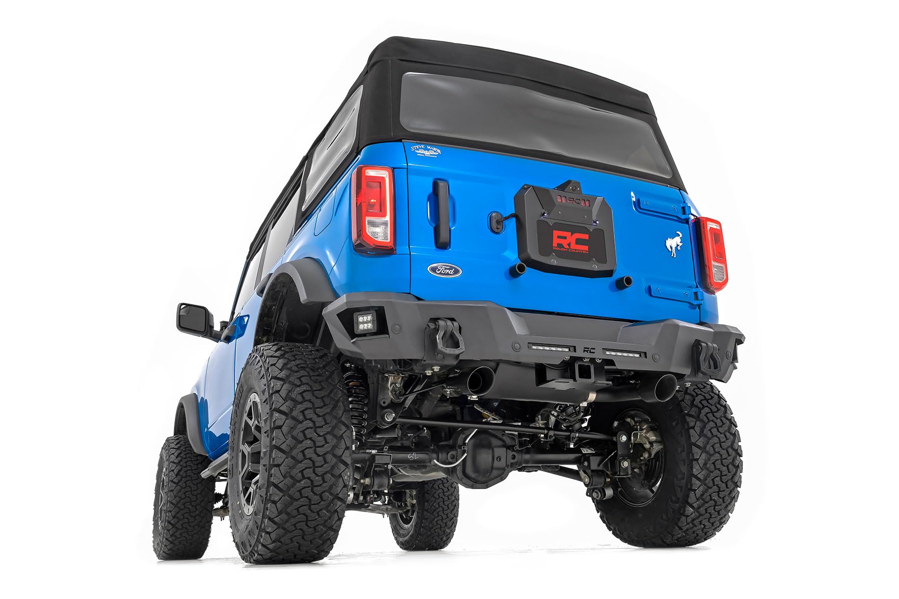 Rough Country Dual Outlet Performance Exhaust for 2021-2024 Ford Bronco - 96020