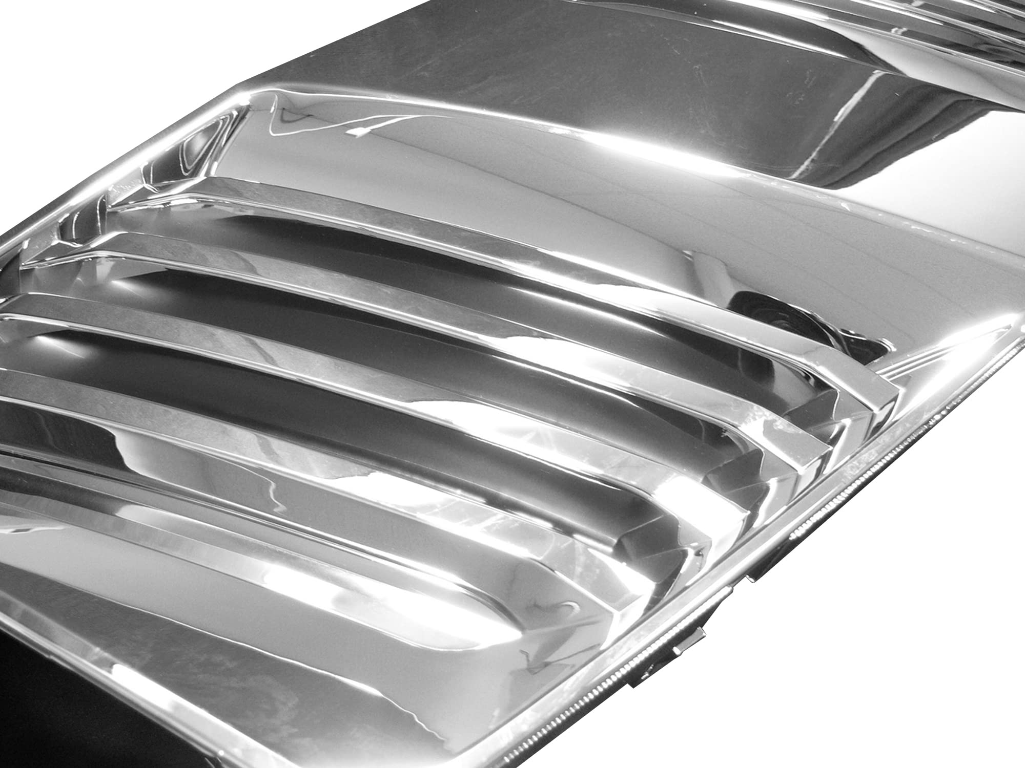 Vertical Front Hood Grille Armordillo USA - Chrome Fits 2005-2008 Nissan Pathfinder